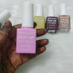 5 Pcs Swiss Beauty Nail Polish