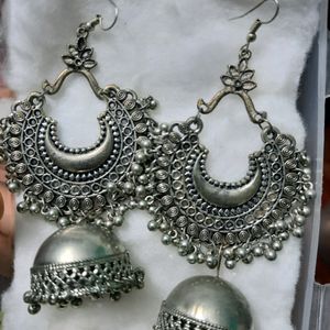 Oxidized Earrings(Jhumka)