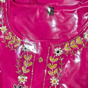 Stitched Kurta Set With Digital Dupatta