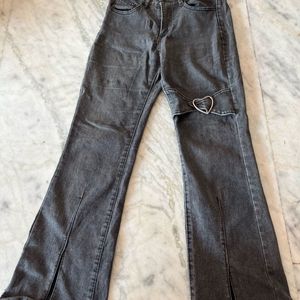 Heart Shape Bootcut Denim ( New)