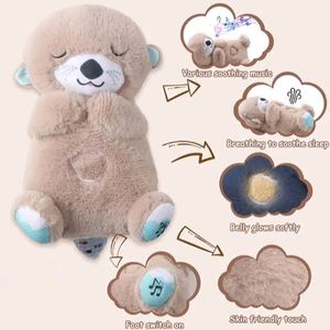 Breathing Soothe Snuggle Baby Otter Teddy