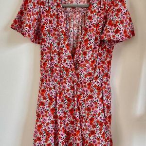 Zara Floral Dress Size - s