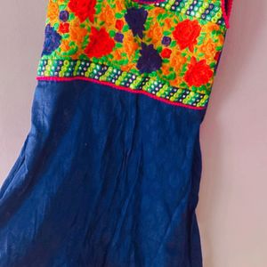 Blue Anarkali