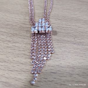 Rose Gold Necklace Set