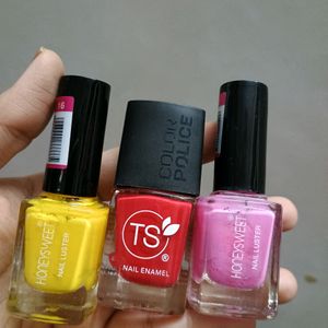 Combo Of 3 Nail Paint