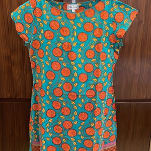 Floral Short Kurta