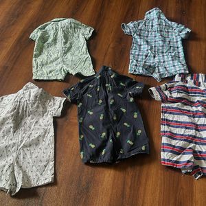 Cute cotton rompers for outgoing in size 3-6months