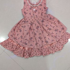 Nice Cotton Summer Frock For 5year Old