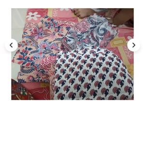 Flower Print Suit Set