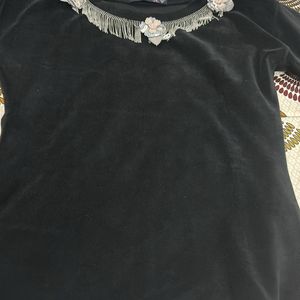 Velvet Top For Girls