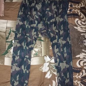 Military Print Trackpants - Brown