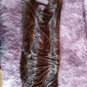 Animal Printed Stretchable Bodycon Dress