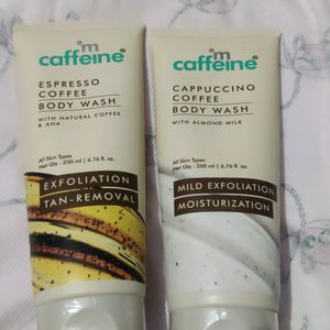 Mcaffeine Espresso Body Wash & Cappuccino Bodywash