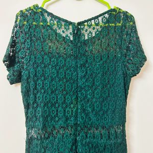 Green Lace Dress