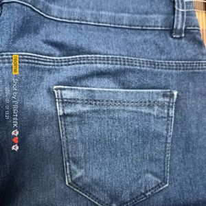 (N-16) 34 Size Slim Fit Denim Jeans