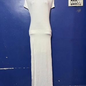 Korean Branded Long White One Piece