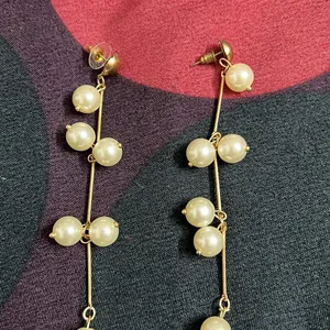 Pearl golden Earrings