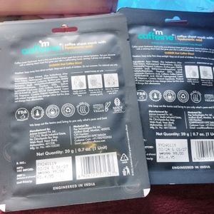 m Caffeine Combo Of 2 Sheet Mask