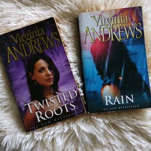 🤍Virginia Andrews Book Combo🤍Twisted Roots+Rain