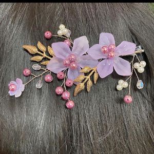 Lavender And Pink Contrast Hair Clip