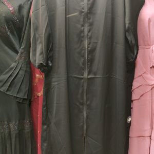 Full Zip Front Open Burkha