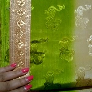 Lime Green Saree💚