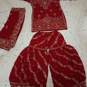 New Beautiful Gharara Dress For Wedding