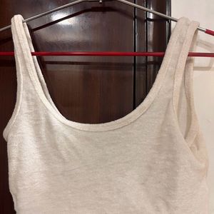 Terry White Tank Top