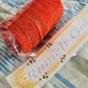 Brand New Red Color And 2 Pack Shyam Bangles