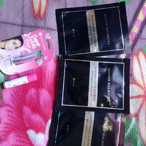 Manish Malhotra Sheet Mask With Cute  Freebie