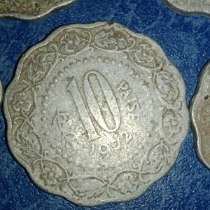 Indian Coins 10 Paisa