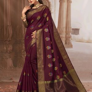 Sri Lakshmi Soft Cotton Saree with Zari Weaving Wo