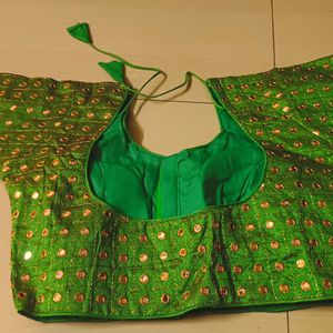 Mirror Work Padded Blouse