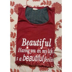 Quote Long Tshirt