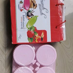 Snacks Tray With 4 Container