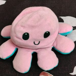 Reversible Changing Mood Octopus Soft Toy