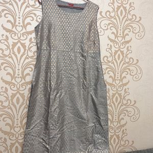 Grey Colored Kurta Set