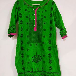 Beautiful Green Kurta