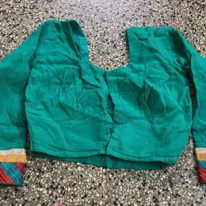 Green Blouse For Grabs