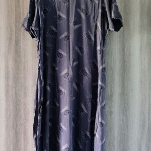 Light Weight Grey Printed Kurti