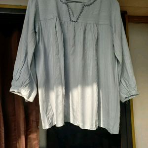 Sky Blue Tunic Top