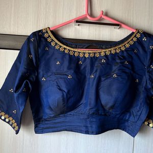 Silk Hand Embroidery Blouse