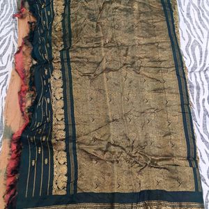 pure Gadwal pattu saree