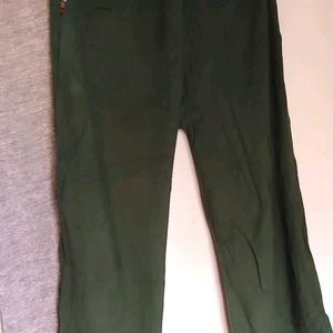 Green And Grey Plazo Pant