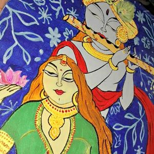 Radha Krishna Canvas Painting