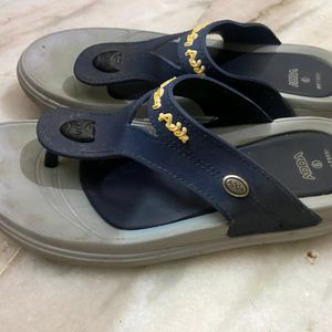 Blue Grey AADA Slippers With No Flaws