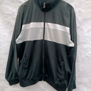 Nike black grey track jacket