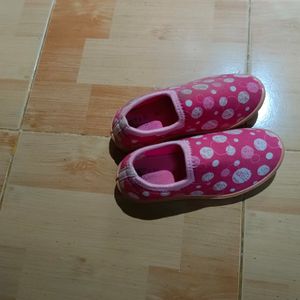 Pink Shoes For 3 To 6 Year Girl