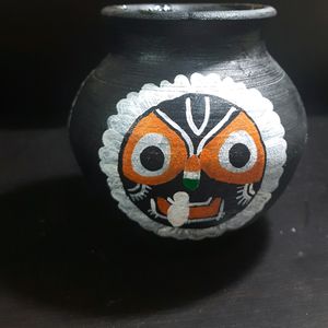 Hand- Painted Pot