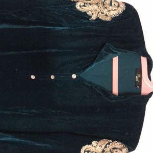 Velvet Pakistani Indo Western Set